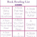 Alohamora Open A Book Tic Tac Toe Book List What To Read Next