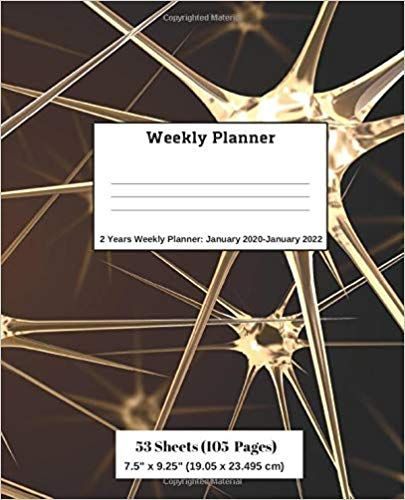 Amazon Weekly Planner 2 Years Weekly Planner January 2020 