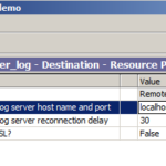 Cognos BI Logging Setup Applied Dimensionality