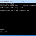 Combine Multiple Files Into One Using Windows Command Prompt Shane