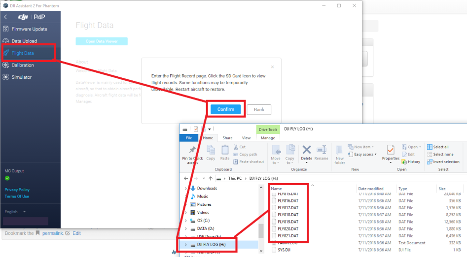 Downloading DJI Log Files DAT File From Your Aircraft GeoCue Group