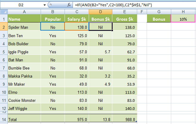 Excel IF AND OR Functions Explained My Online Training Hub