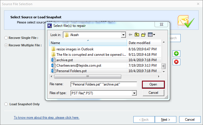 Fix The Cannot Read From The Source File Or Disk Error In Outlook