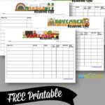 FREE Printable Monthly Reading Log Monthly Reading Logs Reading Log