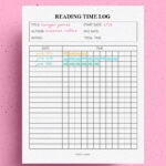 Free Reading Log And Book Review Printable Pages Crazy Laura