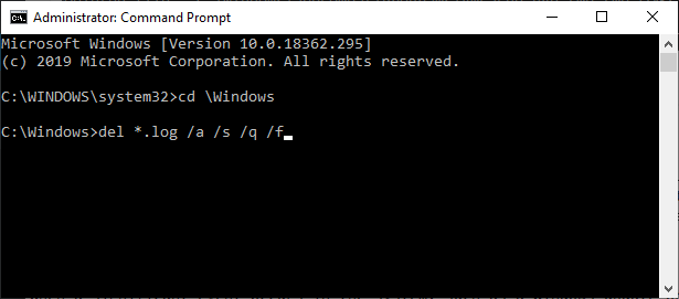 How To Delete Windows Log Files From Command Prompt Config Router