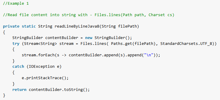 Java Read File To String Examples HowToDoInJava