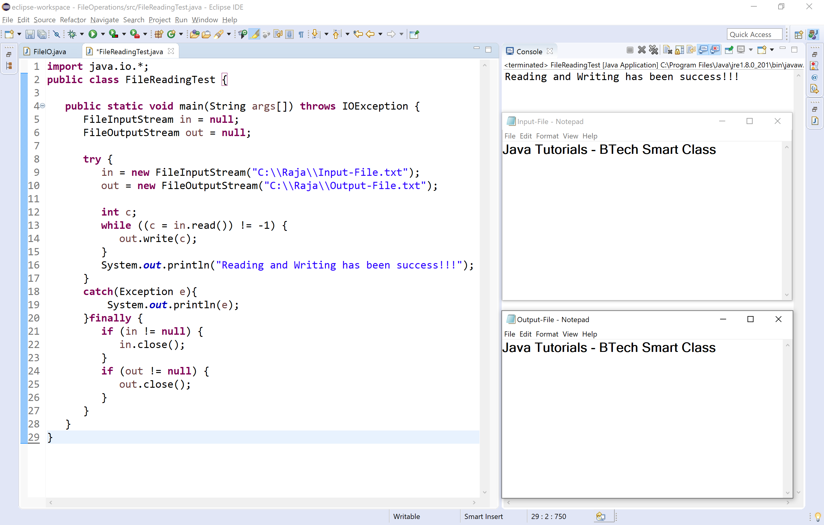 Java Tutorials File Reading And Writing In Java