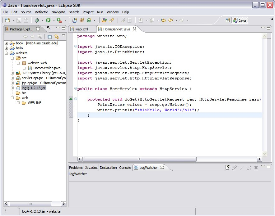 Java Web Programming With Eclipse