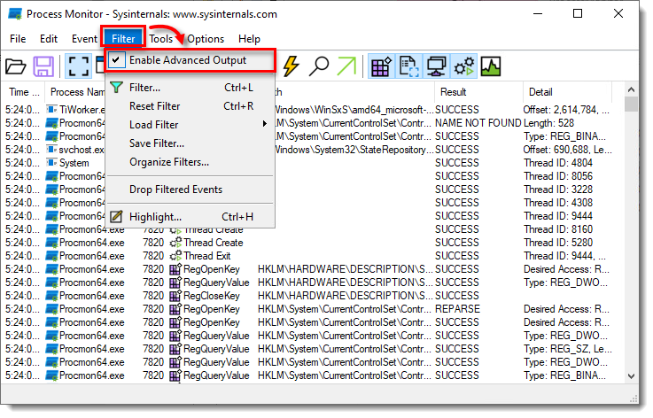  KB6308 Using Process Monitor To Create Log Files