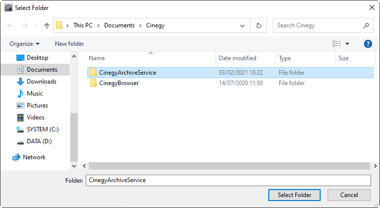 Logging Parameters Cinegy Open