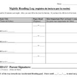 Mrs Katy Gilpin s 4th Grade Classroom Nightly Reading Log Guided