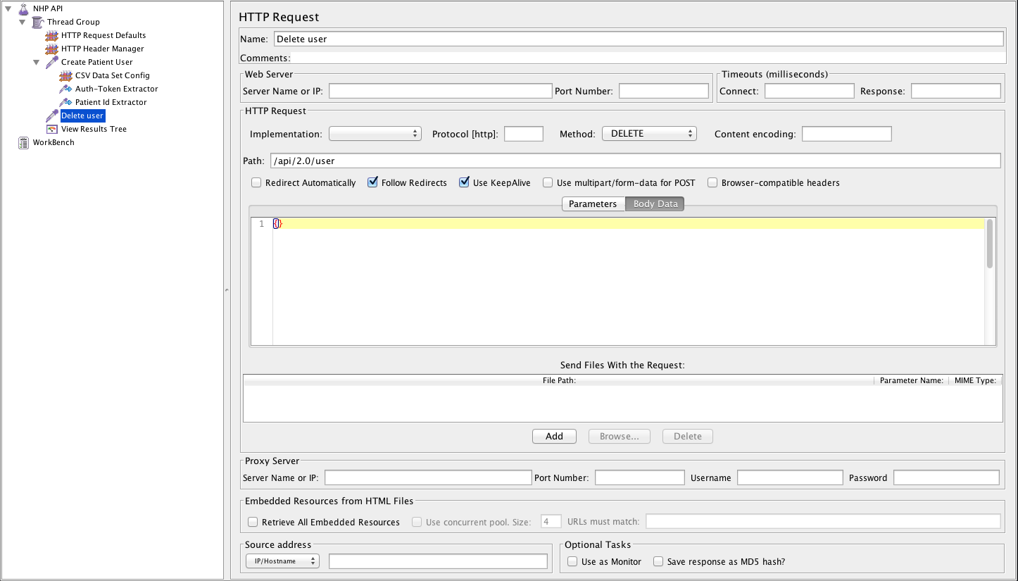 Node js JMeter Automatically Setting Incorrect Content Length 