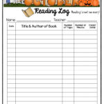 October Reading Log Reading s Not So Scary Nightly Monthly Home