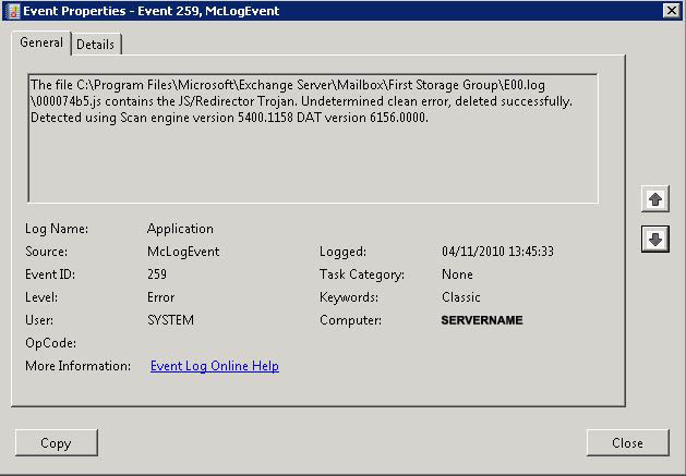 PeteNetLive KB0000348 Exchange 2007 Unable To Mount Stores log 