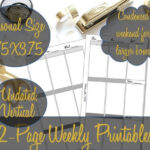 Pin On Planner Printables Three With A Twist Printables