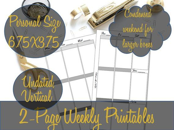 Pin On Planner Printables Three With A Twist Printables