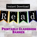 Printable Read Classroom Banner Instant Digital Download Etsy In 2021