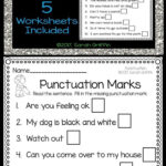 Punctuation Marks Worksheets Student Teaching Reading Tutoring