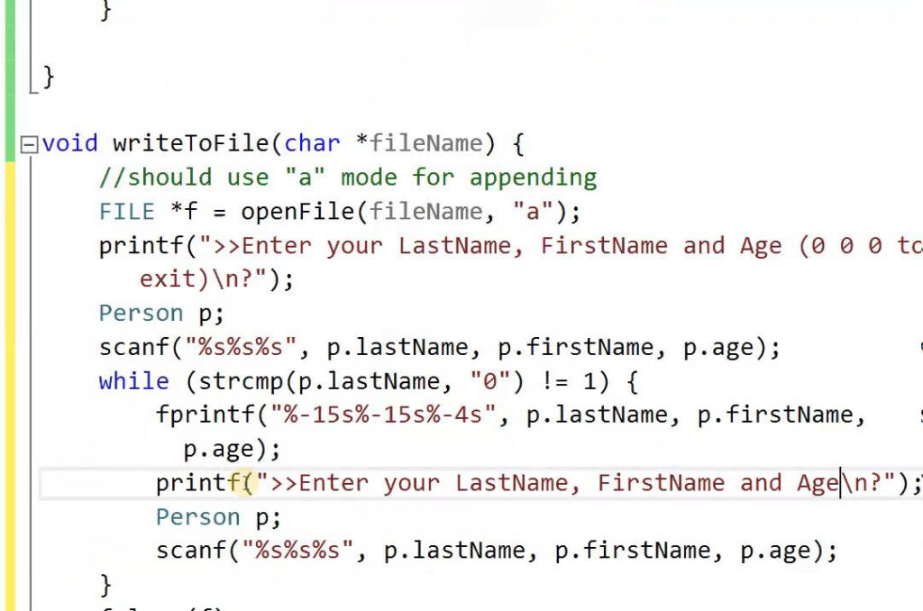 Read Write To Sequential File In C YouTube