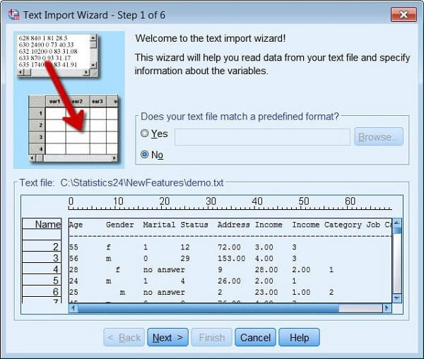 Reading Data From Text File In SPSS UrgentHomework