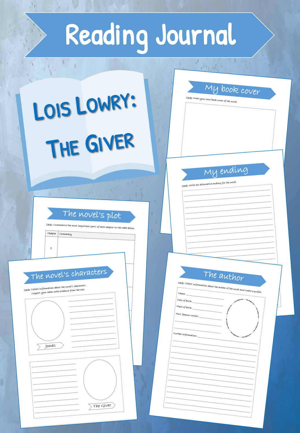 Reading Journal Lois Lowry The Giver big Version