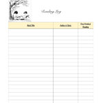 Reading Log Reading Log Printable Reading Log Reading