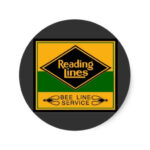 Reading Railroad Bee Line Service Classic Round Sticker Zazzle