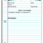 Reading Response Forms And Graphic Organizers Scholastic