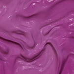 Realistic Digital Drawing Of Purple Slime Seen In Extreme Close Up
