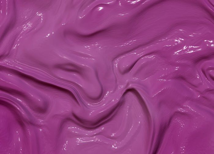 Realistic Digital Drawing Of Purple Slime Seen In Extreme Close Up 