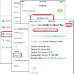 Send Log Files From Skype For Business On IPhone
