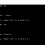 Shell Script To Perform Arithmetic Operations