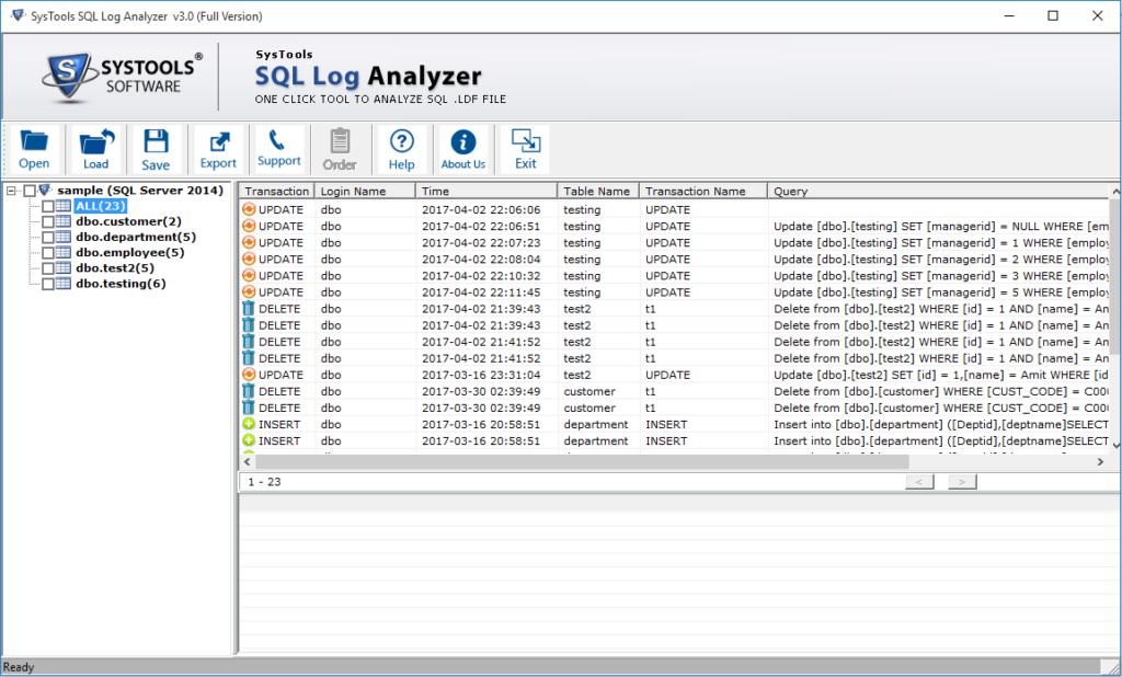 Simple Way Of Reading SQL Server Transaction Logs