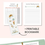 Summer Reading Log PDF Reading Planner Printable Book List Etsy