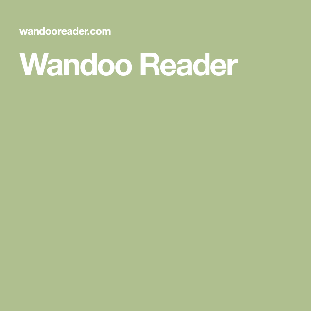 Wandoo Reader Readers Summer Reading Reading