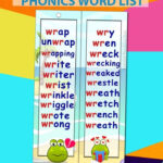 Wr Word List FREE PRINTABLE This Phonics Bookmark For Kids Is The