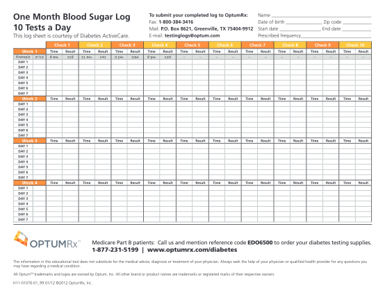 25 Blood Sugar Log Page 2 Free To Edit Download Print CocoDoc