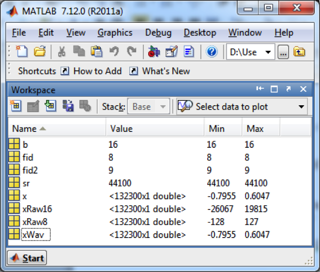 5 3 1 Reading And Writing Audio Files In MATLAB Digital Sound Music