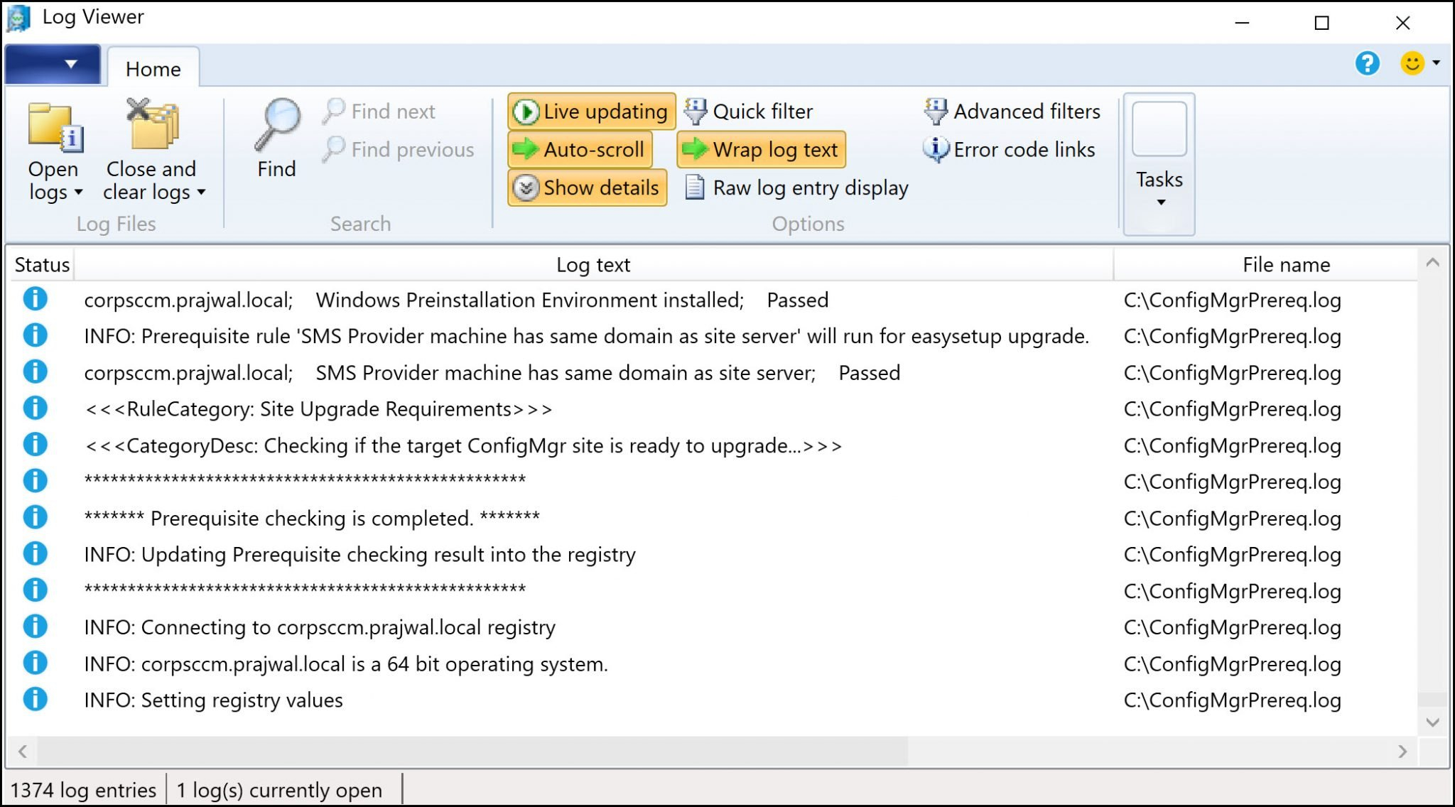 5 Useful Tools To Read ConfigMgr Log Files Prajwal Desai