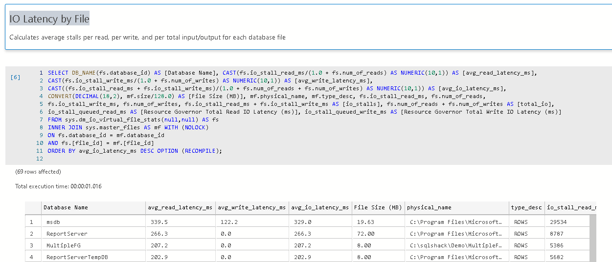 A Handy SQL Notebook For The Purposes Of Troubleshooting In Azure Data 