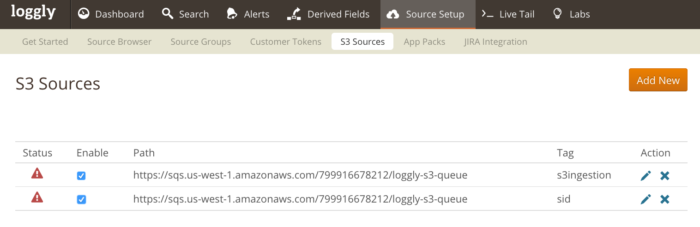 Amazon S3 Log Ingestion Log Analysis Log Monitoring By Loggly