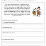 Asking And Answering Questions About A Text Worksheet Reading
