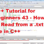 C Tutorial For Beginners 43 How To Read From A txt File Using C