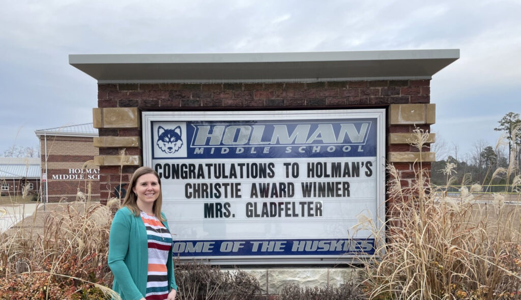 Christie Award Winner Holman Middle School