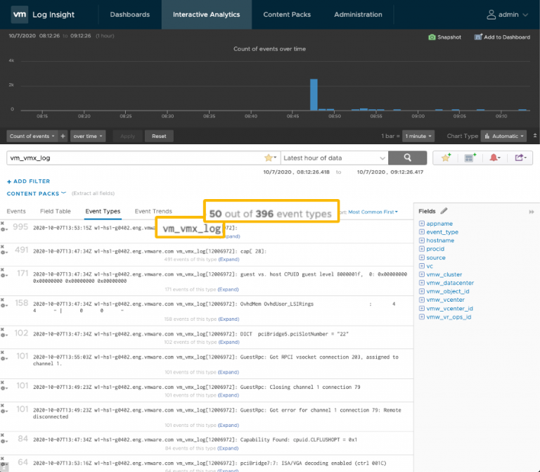 Configure A VM s Vmware log File To Send Messages To VRealize Log 
