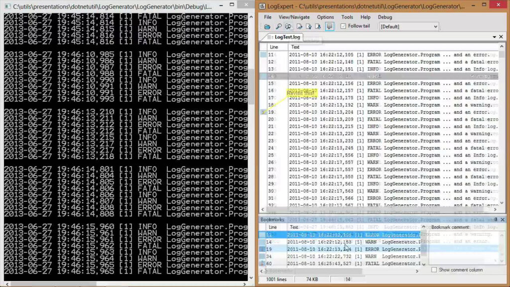 Developer Tools Screencast 6 Use LogExpert To Read Log Files YouTube