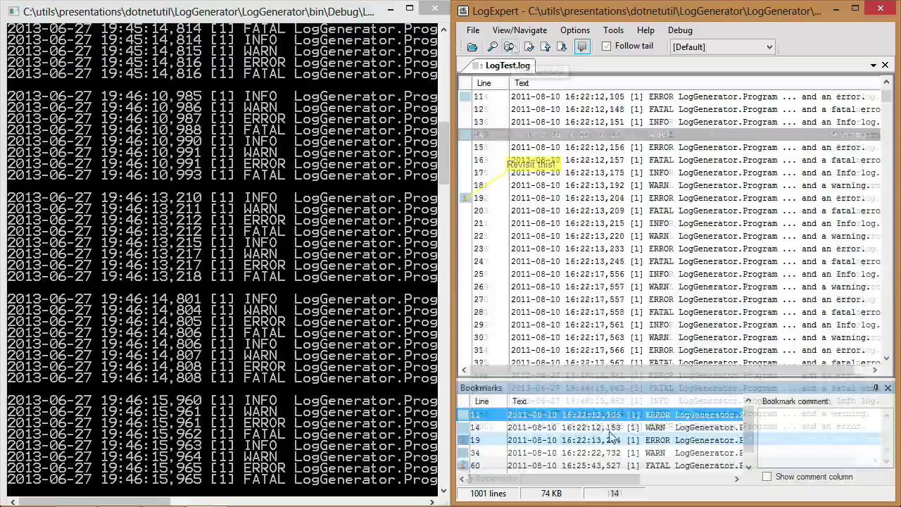 Developer Tools Screencast 6 Use LogExpert To Read Log Files YouTube