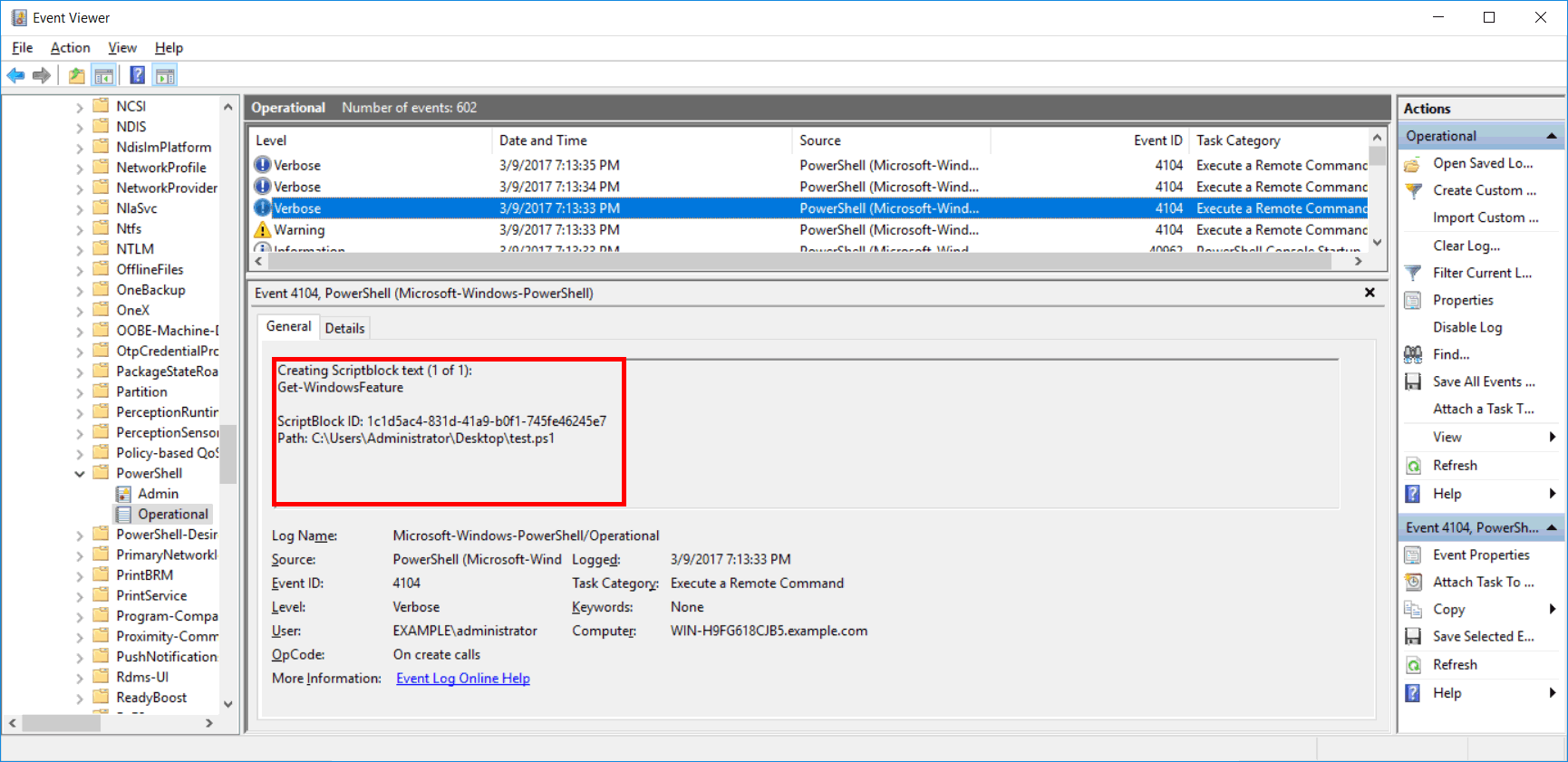 Enable And Configure Module Script Block And Transcription Logging In 