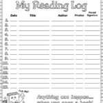 Free Premium Templates Reading Log Printable Summer Reading Log